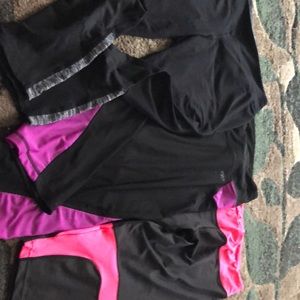 Work out capris and one top
